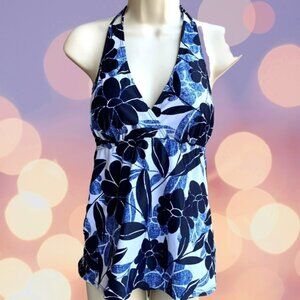 Swimsuits for All Women's Tankini Swim Halter Top Size 8